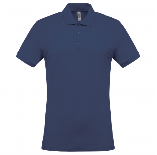 deep blue Polo piqué de manga corta hombre