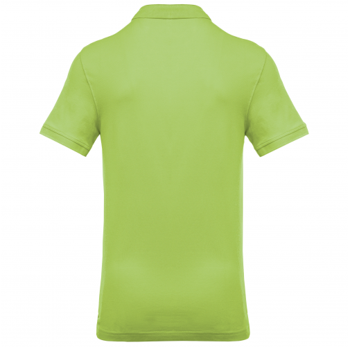 lime Polo piqué de manga corta hombre