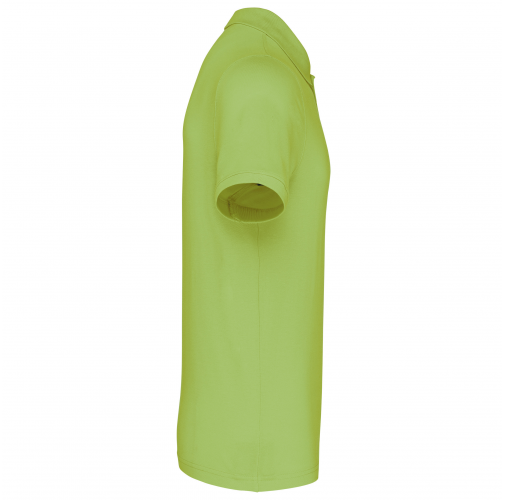 lime Polo piqué de manga corta hombre