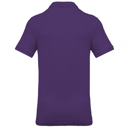 purple Polo piqué de manga corta hombre