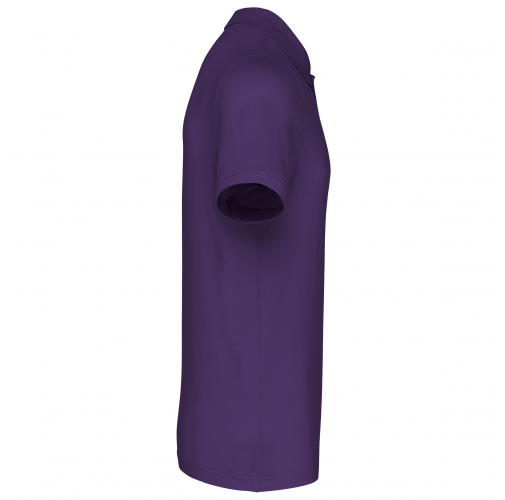 purple Polo piqué de manga corta hombre