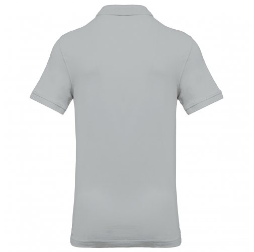 snow grey Polo piqué de manga corta hombre