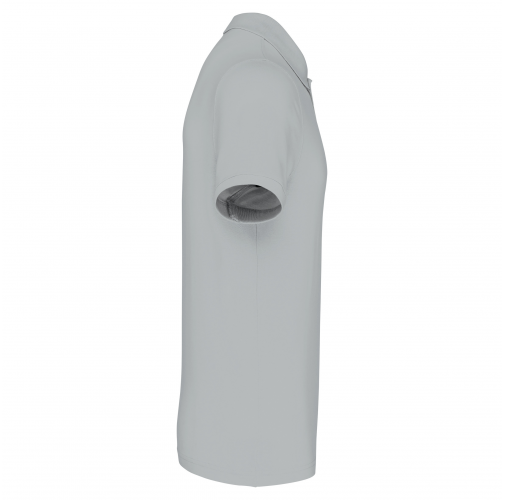 snow grey Polo piqué de manga corta hombre
