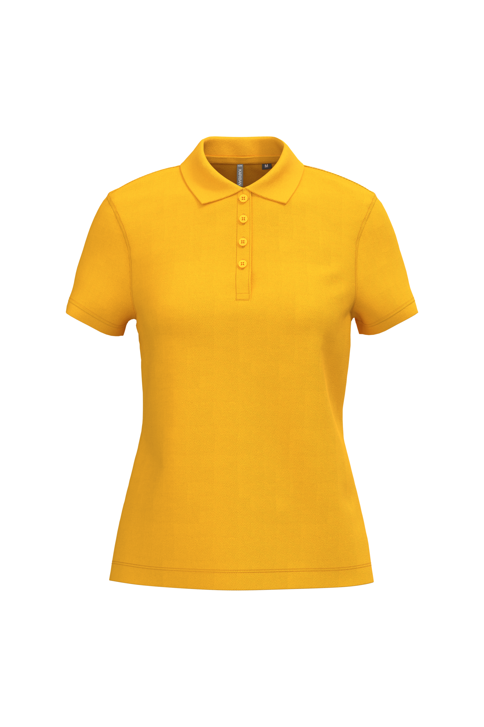 Polo piqué de manga corta de mujer