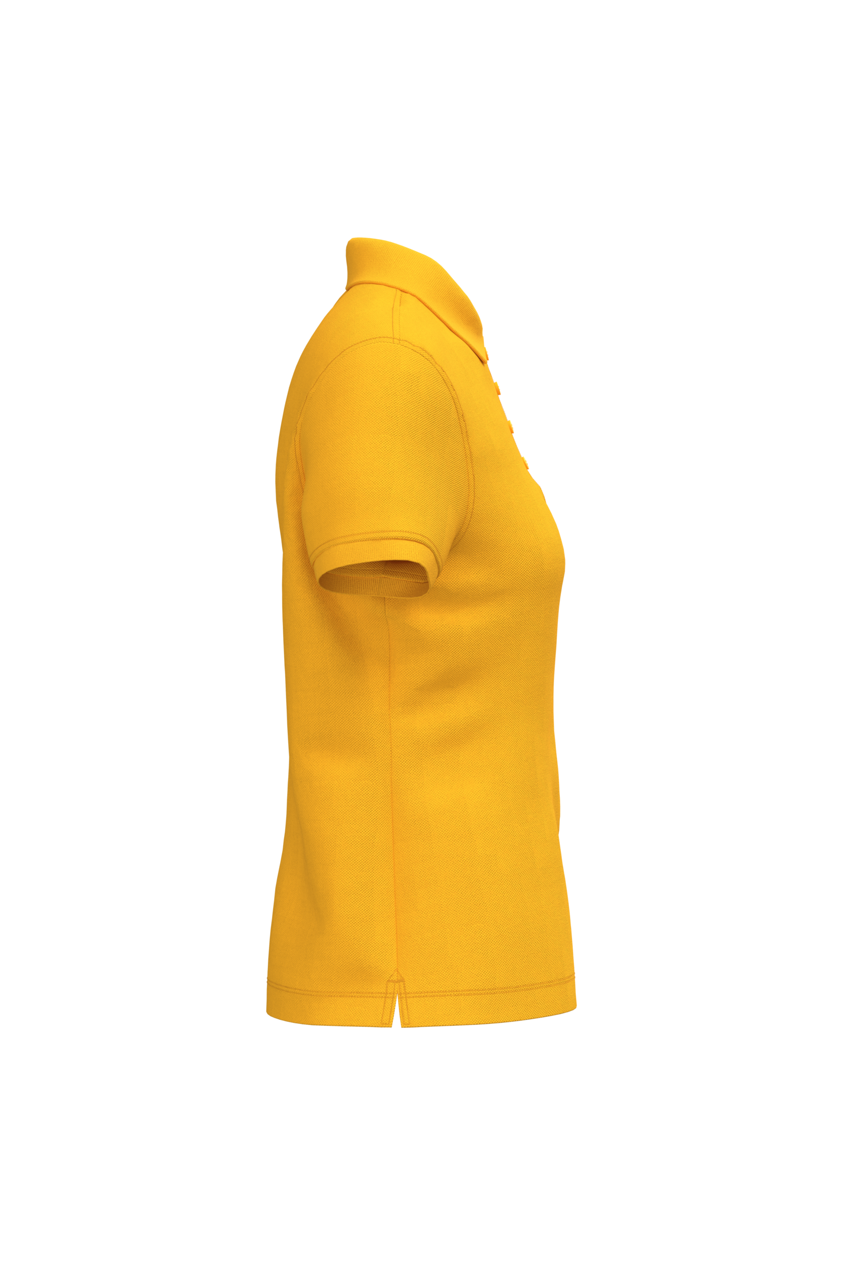 Polo piqué de manga corta de mujer