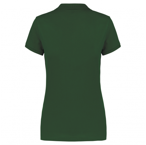 forest green Polo piqué de manga corta de mujer