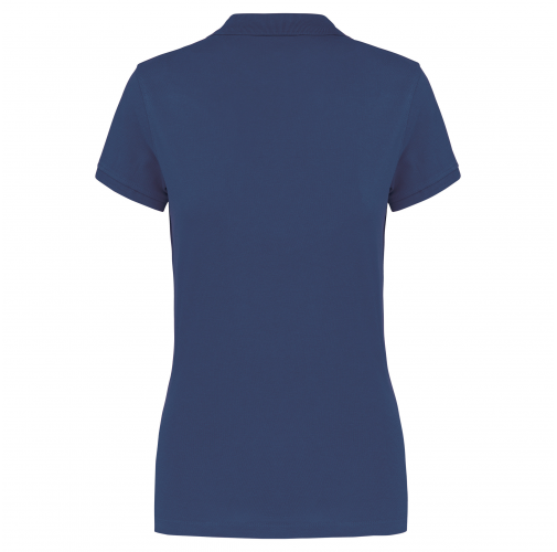 deep blue Polo piqué de manga corta de mujer