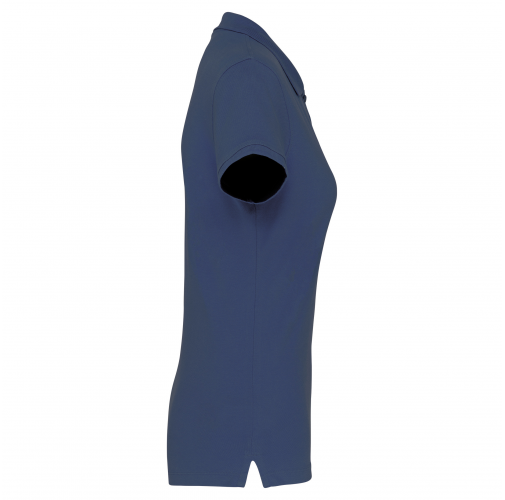 deep blue Polo piqué de manga corta de mujer