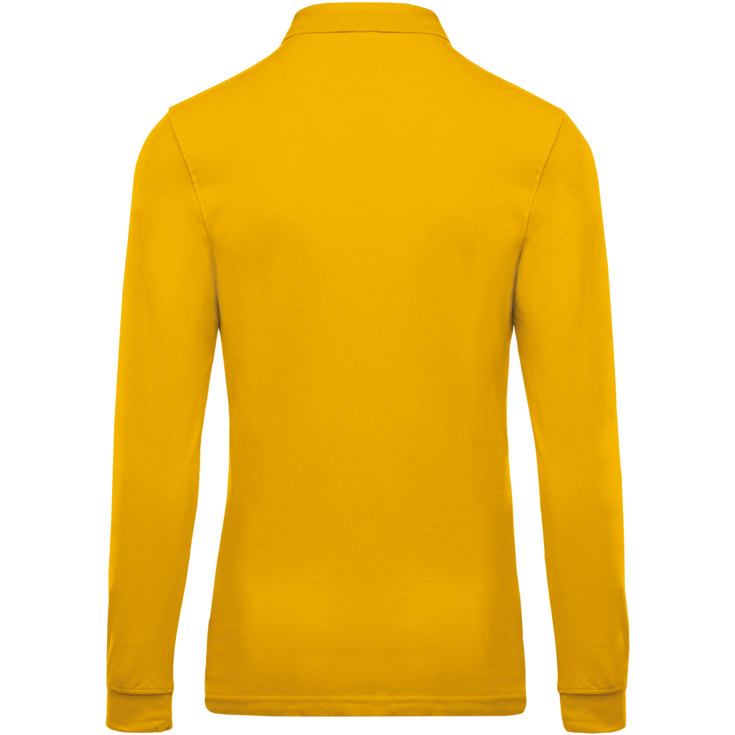 Polo piqué de manga larga de hombre