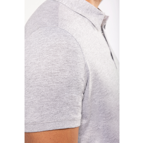 Polo jersey manga corta hombre