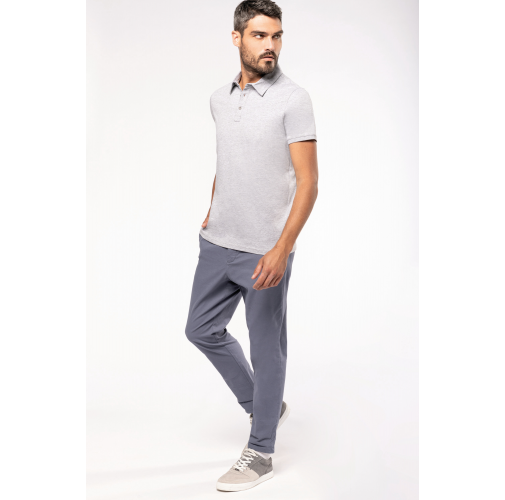 Polo jersey manga corta hombre
