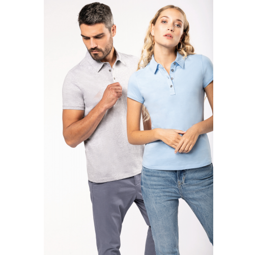 Polo jersey manga corta hombre
