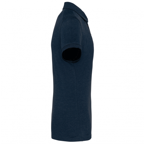 french navy heather Polo jersey manga corta hombre
