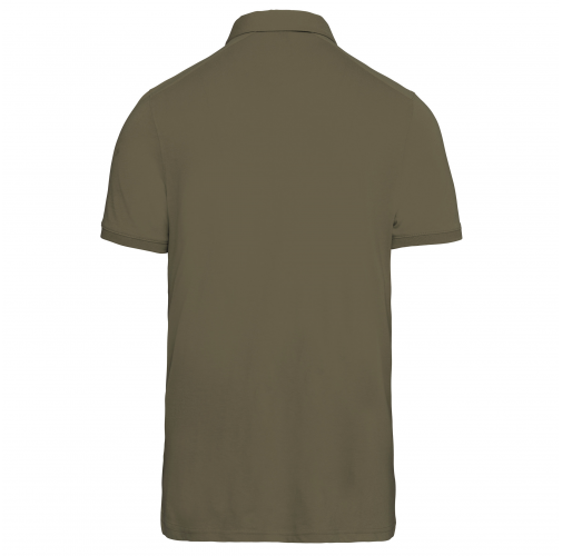 light khaki Polo jersey manga corta hombre