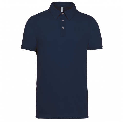 navy Polo jersey manga corta hombre