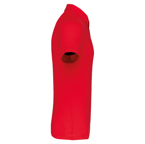 red Polo jersey manga corta hombre