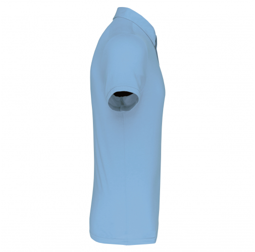 sky blue Polo jersey manga corta hombre