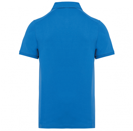 light royal blue Polo jersey manga corta hombre