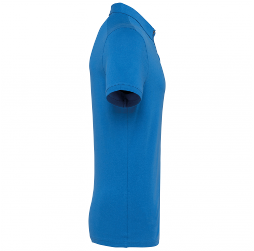 light royal blue Polo jersey manga corta hombre