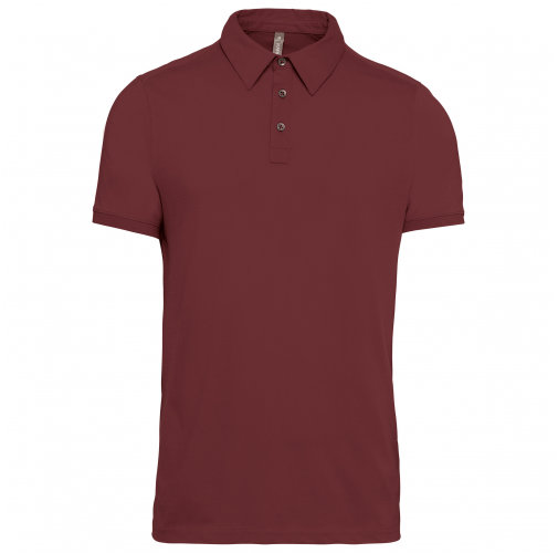 wine Polo jersey manga corta hombre