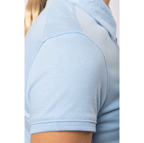 Polo jersey manga corta mujer