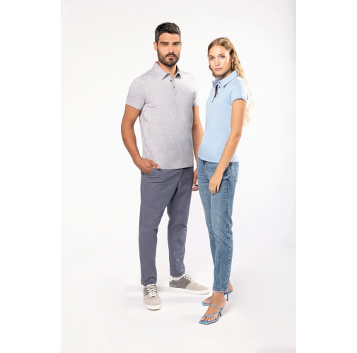 Polo jersey manga corta mujer