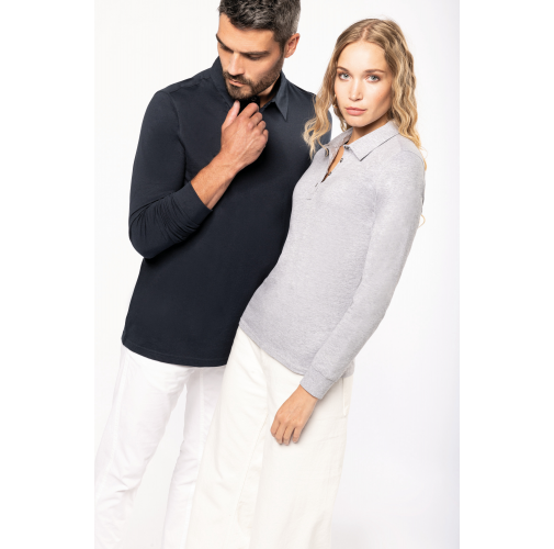 Polo jersey manga larga hombre