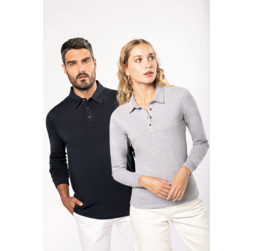 Polo jersey manga larga hombre