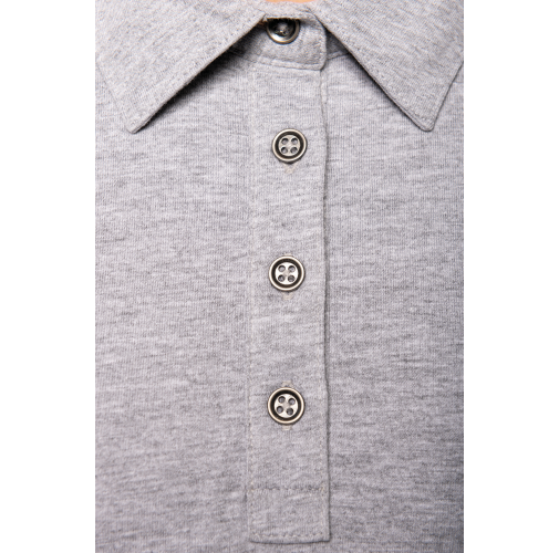 Polo jersey manga larga mujer
