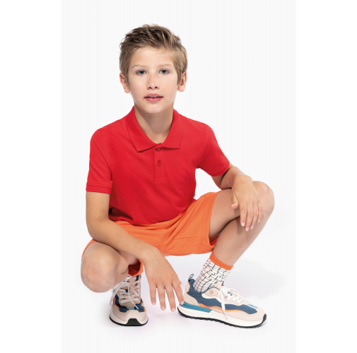 Polo manga corta infantil
