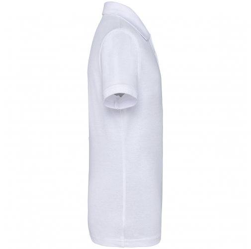 white Polo manga corta infantil