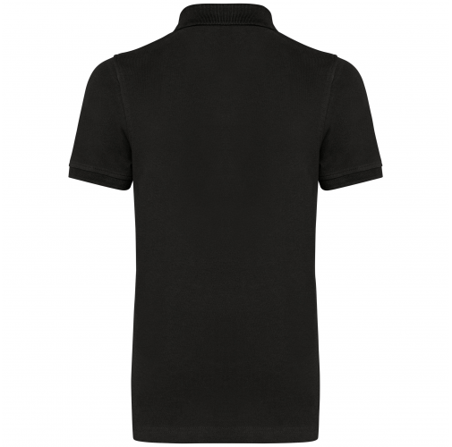 black Polo manga corta infantil