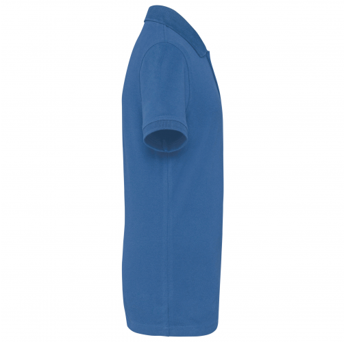 light royal blue Polo manga corta infantil