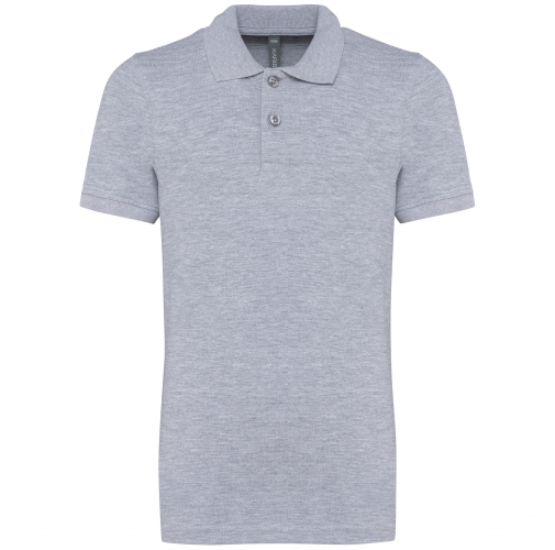 oxford grey Polo manga corta infantil