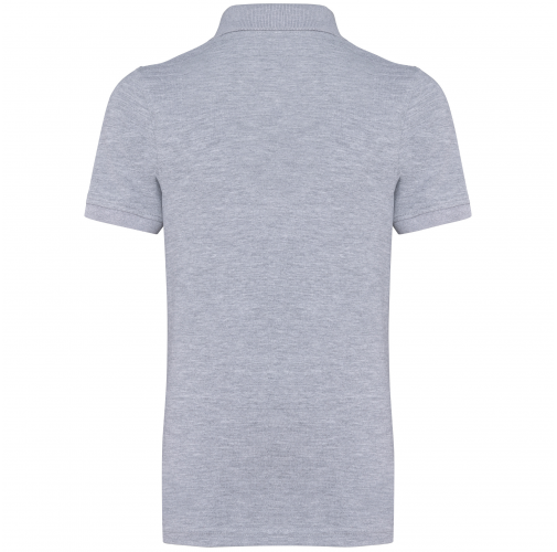 oxford grey Polo manga corta infantil
