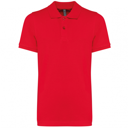 red Polo manga corta infantil