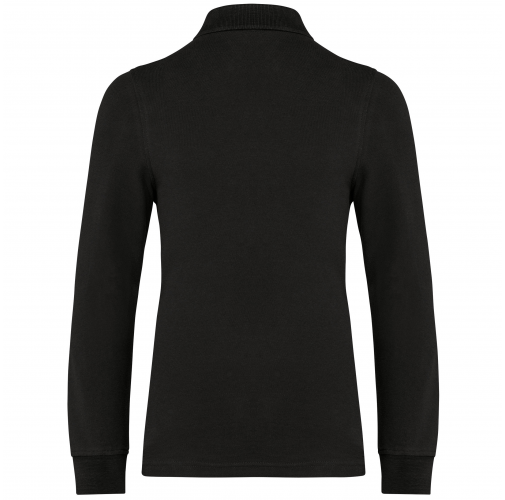 black Polo manga larga infantil
