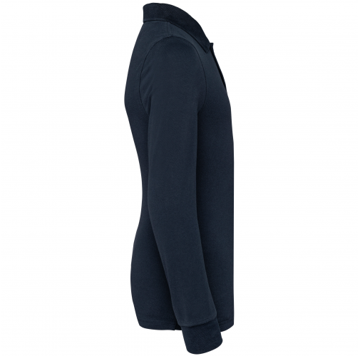 navy Polo manga larga infantil