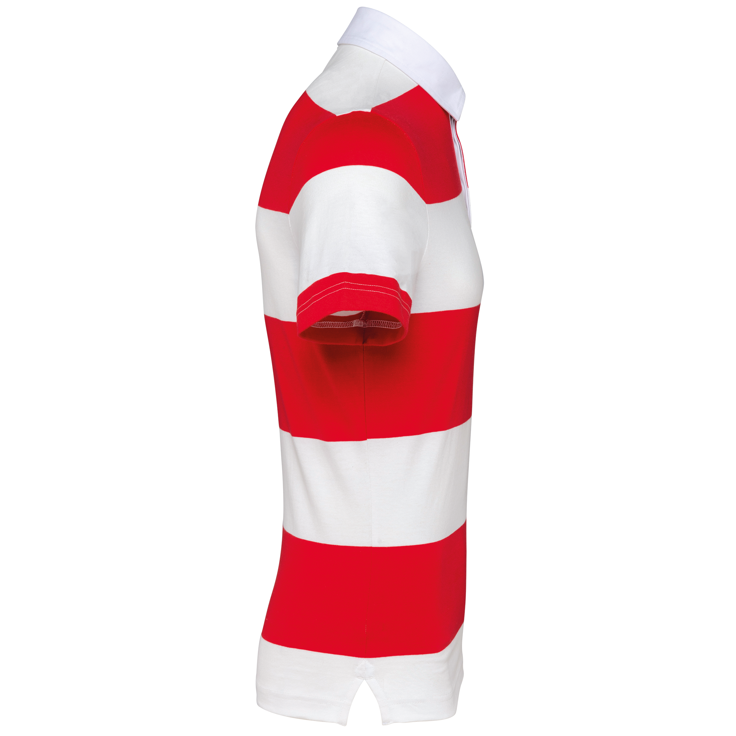 Polo a rayas manga corta unisex