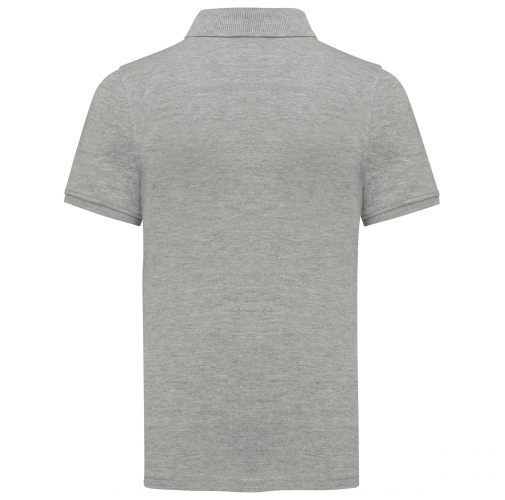 oxford grey Polo manga corta infantil