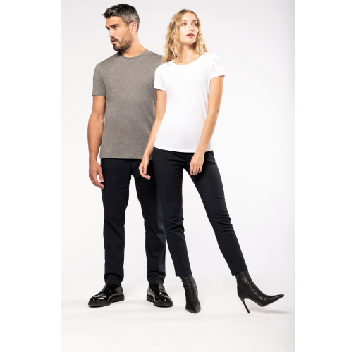 Camiseta Supima® cuello redondo maga corta mujer