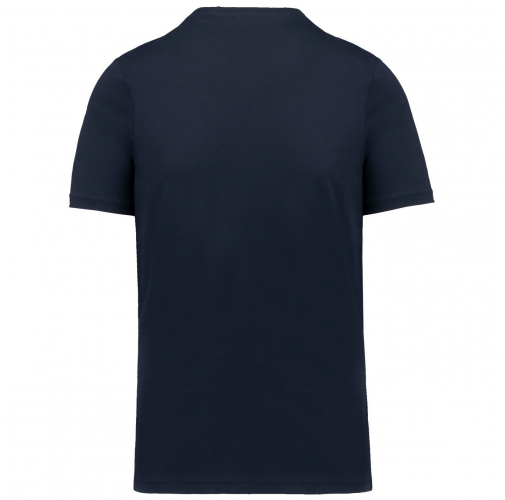 navy Camiseta Supima® cuello de pico manga corte hombre