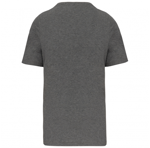 grey heather Camiseta Supima® cuello de pico manga corte hombre