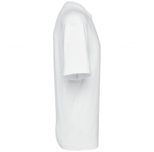 white Camiseta oversize manga corta unisex