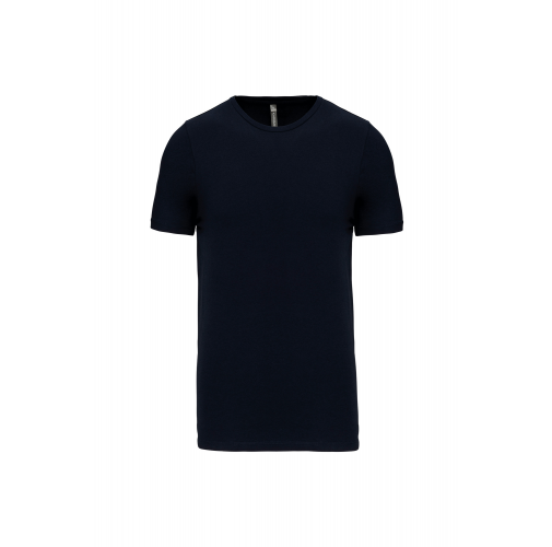 navy Camiseta con elastano hombre