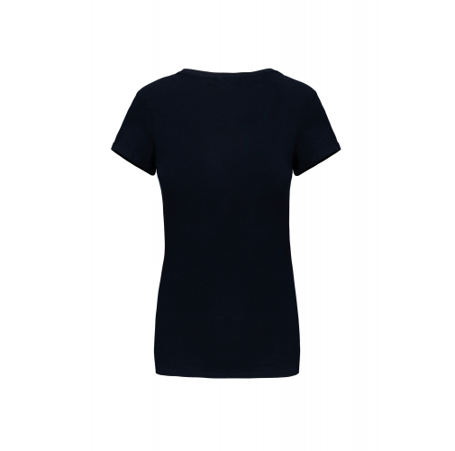 navy Camiseta con elastano mujer