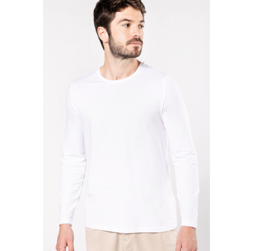 CAMISETA CON ELASTANO MANGA LARGA HOMBRE