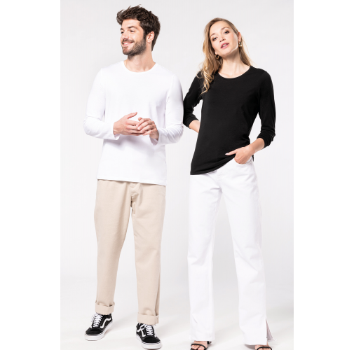 Camiseta con elastano manga larga hombre
