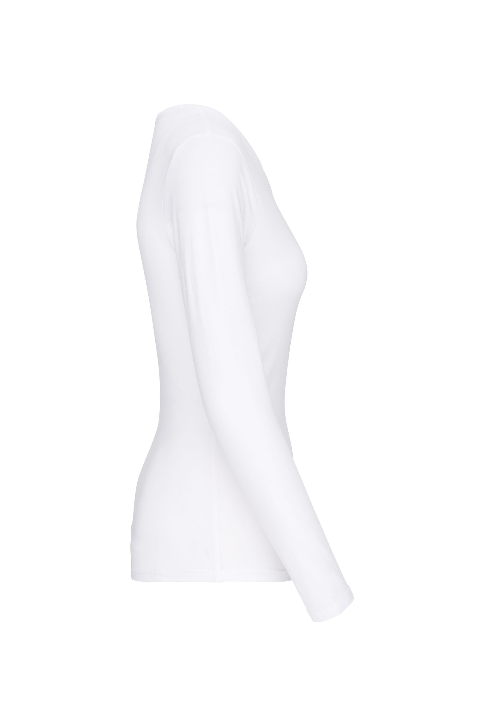 black Camiseta con elastano manga larga mujer