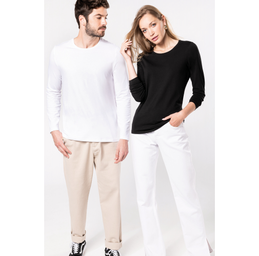 Camiseta con elastano manga larga mujer